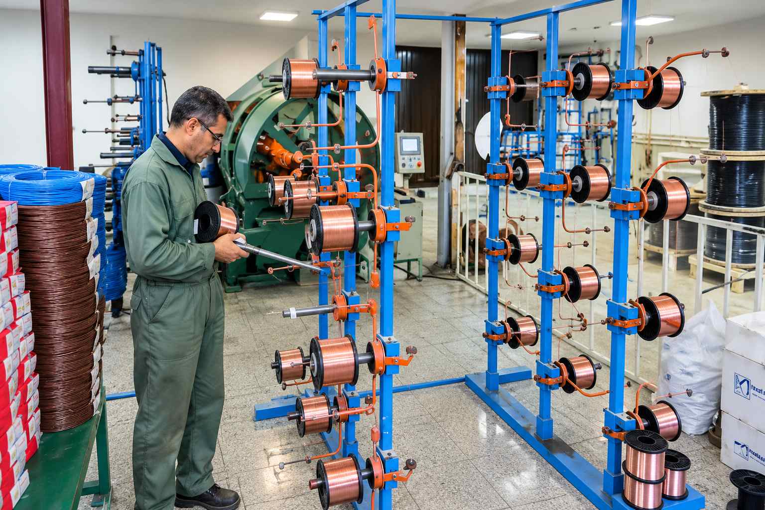 امکانات کارخانه رعدالکتریک